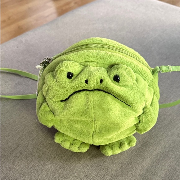 Jellycat Ricky Rain Frog Bag - Picture 2 of 5